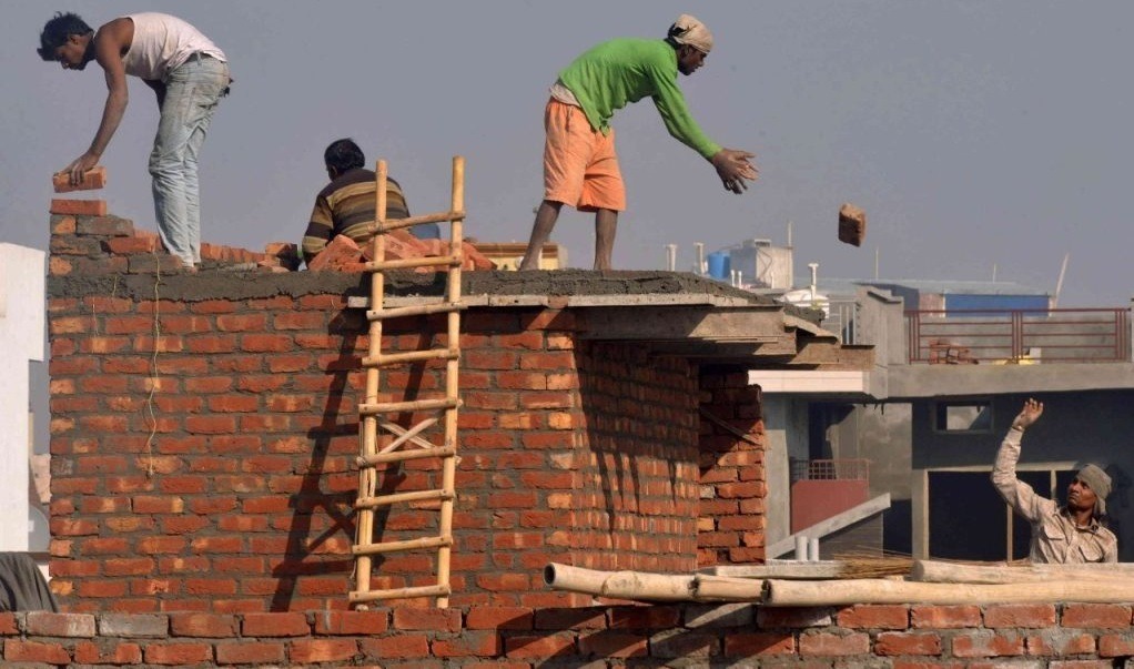 Construction of house